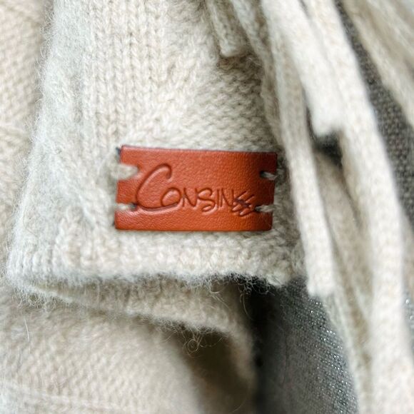 Consinee Cashmere Luxury Fringe Scarf‎ - Picture 7 of 7